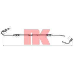 PRZEWÓD HAMULCOWY ELASTYCZNY NK 853752